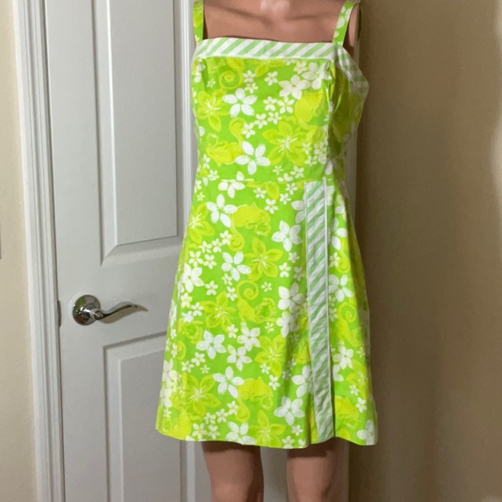 Floral Green Dress